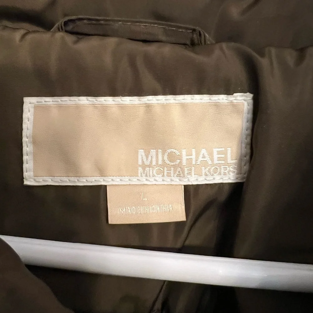 Michael Kors Long Puffer Coat Size L‎